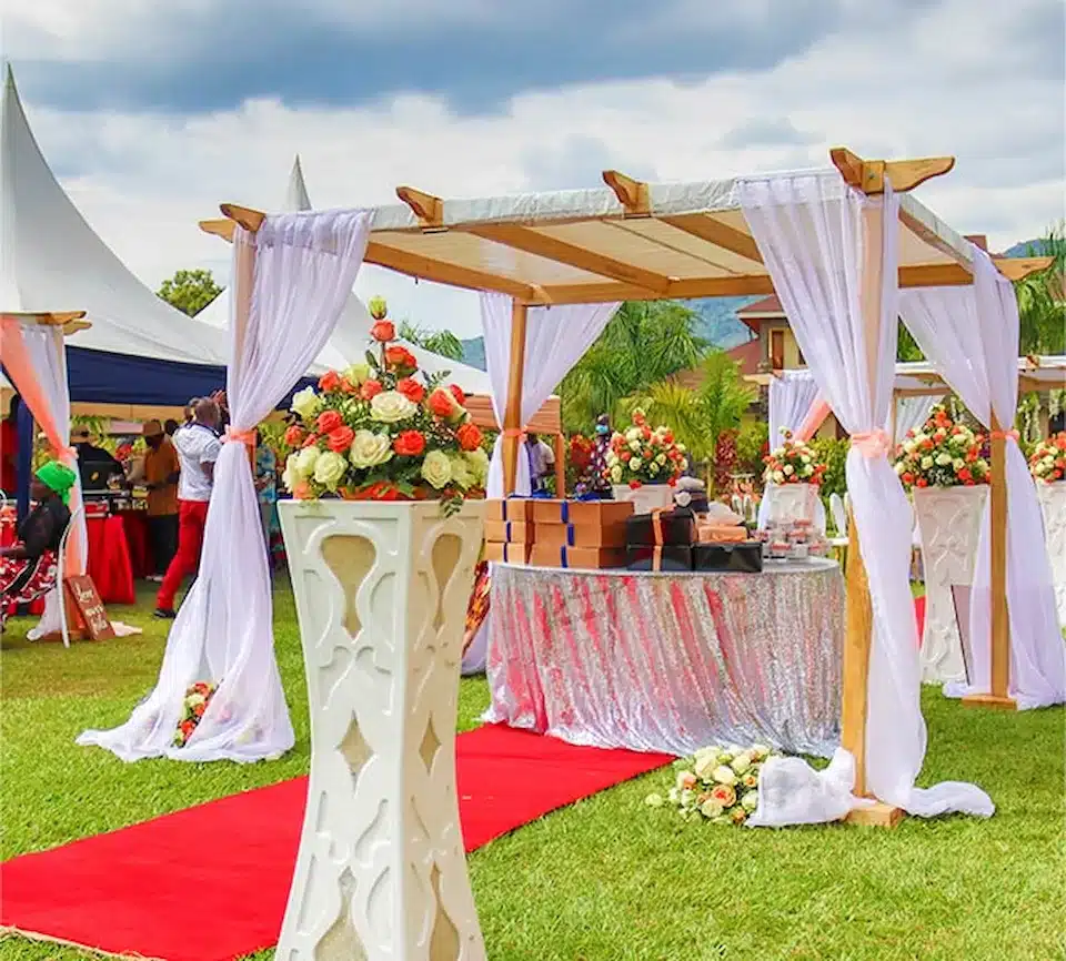 Professional wedding event planner by Terry Win Flowers in Nairobi.