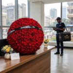 Flower delivery in Nairobi CBD with a fresh bouquet